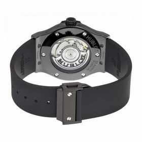 Hublot Classic Fusion Black Carbon Fiber Dial Automatic Black Rubber Men's Watch 542.CM.1770.RX