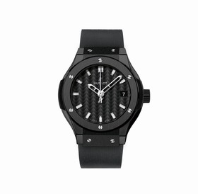 Hublot Classic Fusion Black Carbon Fiber Dial Ladies Watch 581.CM.1770.RX