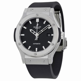 Hublot Classic Fusion Black Dial Black Rubber Men's Watch 542.NX.1170.RX