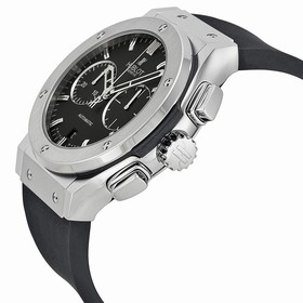 Hublot Classic Fusion Black Dial Titanium BLack Rubber Men's Watch 521NX1170RX