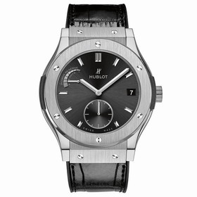Hublot Classic Fusion Black Sunray Dial Titanium Men's Watch 516.NX.1470.LR.1104