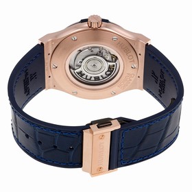 Hublot Classic Fusion Blue Sunray Dial 18K King Gold Automatic Men's Watch 511.OX.7180.LR