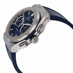 Hublot Classic Fusion Blue Sunray Dial Titanium Automatic Men's Watch 521.NX.7170.LR
