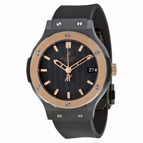 Hublot Classic Fusion Carbon Dial Rubber Men's Watch 561.CP.1780.RX