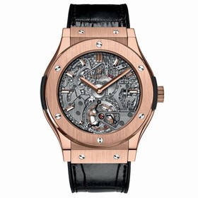 Hublot Classic Fusion Cathedral Tourbillion Minute Reapeater King Gold Dial Skeleton 504.OX.0180.LR