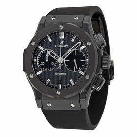 Hublot Classic Fusion Black Carbon Fiber Dial Chronograph Men's Watch 521.CM.1770.RX