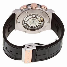 Hublot Classic Fusion Chronongraph Automatic Black Dial Black Leather Men's Watch 541.NO.1180.LR