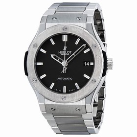 Hublot Classic Fusion Mat Black Dial Titanium Men's Watch 511.NX.1170.NX