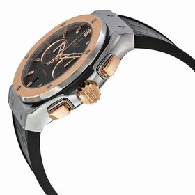 Hublot Classic Fusion Matte Black Automatic Chronograph Alligator Rubber Men's Watch 521.NO.1180.LR