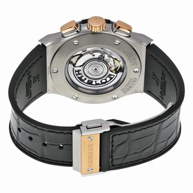 Hublot Classic Fusion Matte Black Automatic Chronograph Alligator Rubber Men's Watch 521.NO.1180.LR