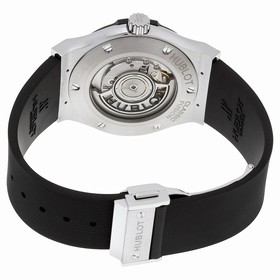 Hublot Classic Fusion White Dial Black Rubber Men's Watch 542NX2611RX