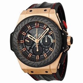 Hublot King Power Automatic Black Dial 18kt Rose Gold Men's Watch 703.OM.6912.HR.FMC12