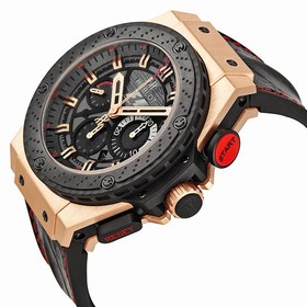 Hublot King Power Automatic Black Dial 18kt Rose Gold Men's Watch 703.OM.6912.HR.FMC12