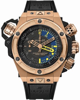 Hublot King Power Oceanographic Black Dial Automatic Men's Watch 732.OX.1180.RX