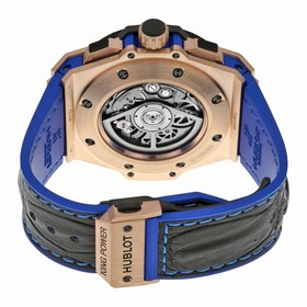 Hublot King Power Unico Gold Skeleton Sapphire Dial Automatic Men's Watch 701OQ0119HR