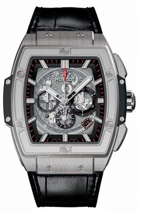 Hublot Spirit Of Big Bang Skeleton Dial Black Leather Band Automatic Men's Watch 601.NX.0173.LR.1104