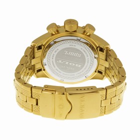 Invicta Bolt Chronograph Silver Dial Gold-plated Ladies Watch 17429