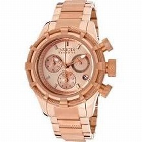 Invicta Bolt Reserve Chronograph Rose Dial Rose Gold-plated Ladies Watch 12460