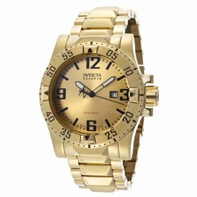 Invicta Excursion Champange Dial Gold-tone Stainless Steel Men's Watch 14036