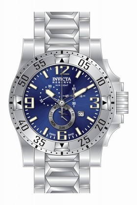 Invicta Excursion Chronograph Blue Dial Stainless Steel Men's Watch 15308