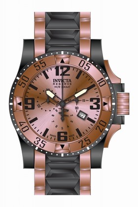 Invicta Excursion Chronograph Rose dial Two-tone Men's Watch 80380