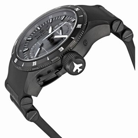 Invicta Flight Collection Black Dial Black Rubber GMT Chronograph Men's Watch 1748