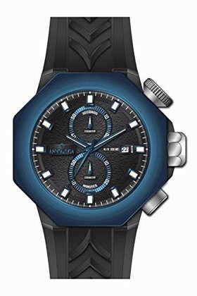 Invicta I Force Chronograph Black Dial Black Polyurethane Men's Watch 16917