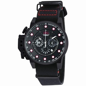 Invicta I-Force Chronograph Black Dial Black Nylon Men's Watch 18694