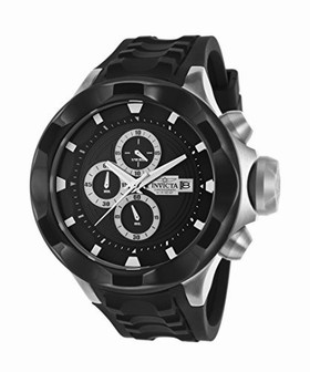 Invicta I-Force Chronograph Black Dial Black Silicone Men's Watch 16896