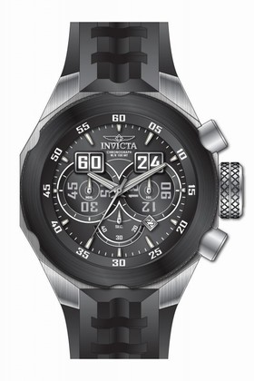Invicta I-Force Chronograph Black Dial Black Silicone Men's Watch 16927