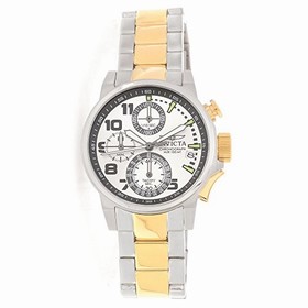 Invicta I-Force Chronograph White Dial Two-tone Ladies Watch 17427