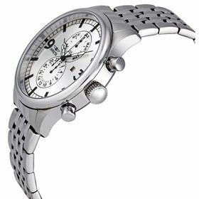 Invicta II Silver Dial Stainless Steel Multifunction Men's Watch 0366