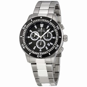 Invicta II Sport Black Dial Stainless Steel Men's Watch 1203-3BB