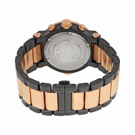 Invicta Men's Reserve Collection Chronograph 18k Rose Gold-Plated and Black Stainless Steel Watch 6765