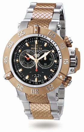 Invicta Men's Subaqua Noma Chronograph Black Dial Two-tone Men's Watch 4697
