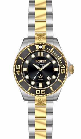 Invicta Pro Diver Automatic Black Dial Two-tone Stainless Steel Men's Watch 19803