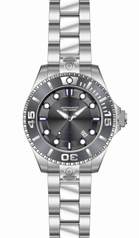 Invicta Pro Diver Automatic Charcoal Dial Stainless Steel Men's Watch 19801