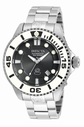 Invicta Pro Diver Automatic Charcoal Dial Stainless Steel Men's Watch 20172