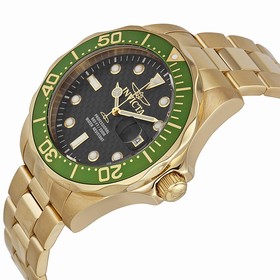 Invicta Pro Diver Black Dial 18kt Gold-plated Men's Watch 14358