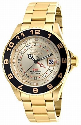 Invicta Pro Diver Champagne Dial Gold-plated Men's Watch 18244