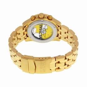 Invicta Pro Diver Chronograph Black Dial 18kt Gold-plated Men's Watch 19191