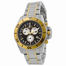Invicta Pro Diver Chronograph Black Dial Stainless Steel Men's Watch 11285