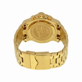 Invicta Pro Diver Chronograph Green Dial 18kt Gold-plated Men's Watch 0075