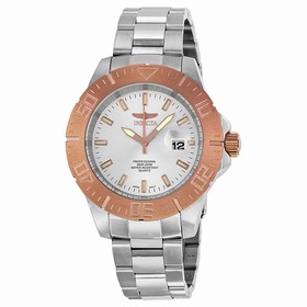 Invicta Pro Diver Silver-tone Sunray Dial Stainless Steel Men's Watch 14049