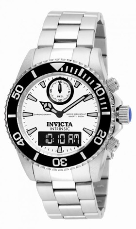 Invicta Pro Diver White Dial Stainless Steel Men's Watch 12470