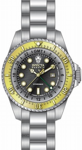 Invicta Reserve Black Dial Stainless Steel Men's Watch 16960