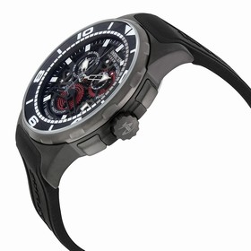 Invicta Reserve Mechanical Black Skeleton Dial Black Polyurethane Men's Watch 18951