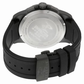 Invicta Reserve Mechanical Black Skeleton Dial Black Polyurethane Men's Watch 18951