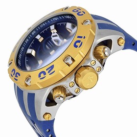 Invicta Reserve Specialty Two Tone Case Blue Dial Chronograph Men's Watch 0909