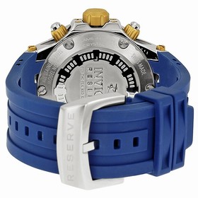 Invicta Reserve Specialty Two Tone Case Blue Dial Chronograph Men's Watch 0909